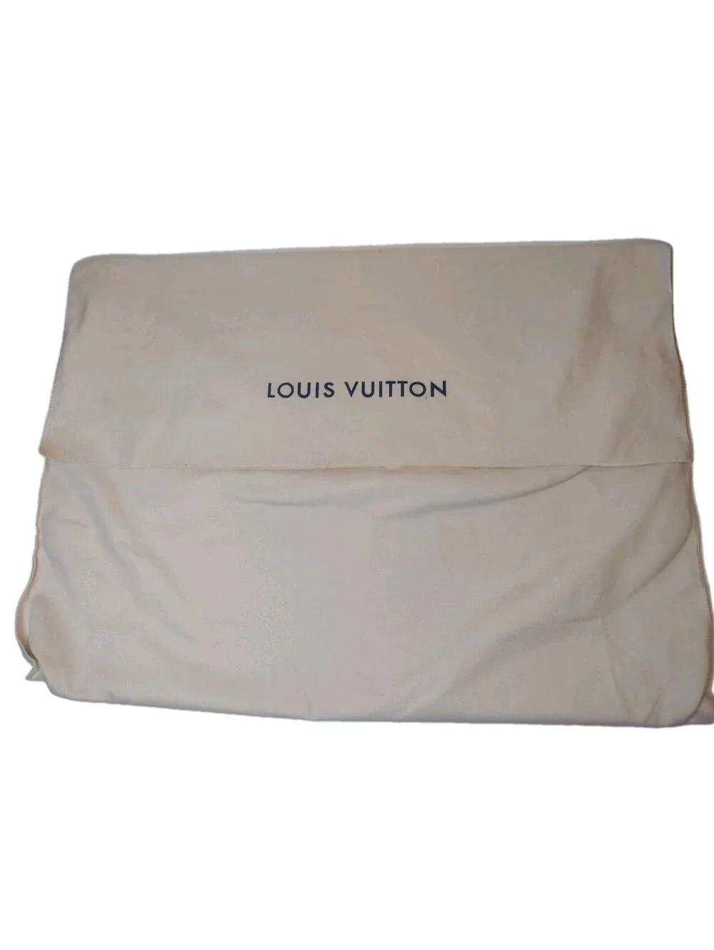 Louis Vuitton Large Cotton Canvas Dust Bag 18x24 Storage Cover Travel Luxury